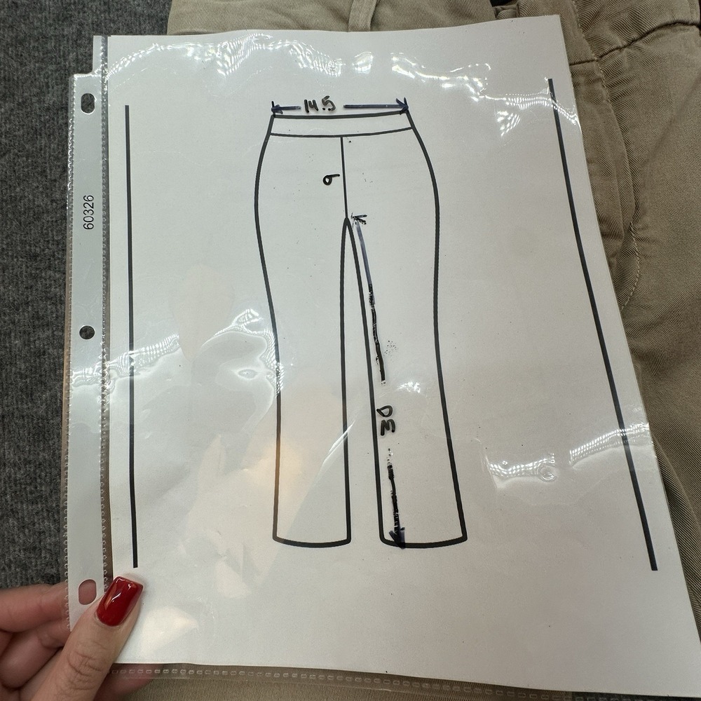VINCE Casual Trouser Pant Khaki Chinos USA Made Womens Sz 6 - Picture 6 of 10